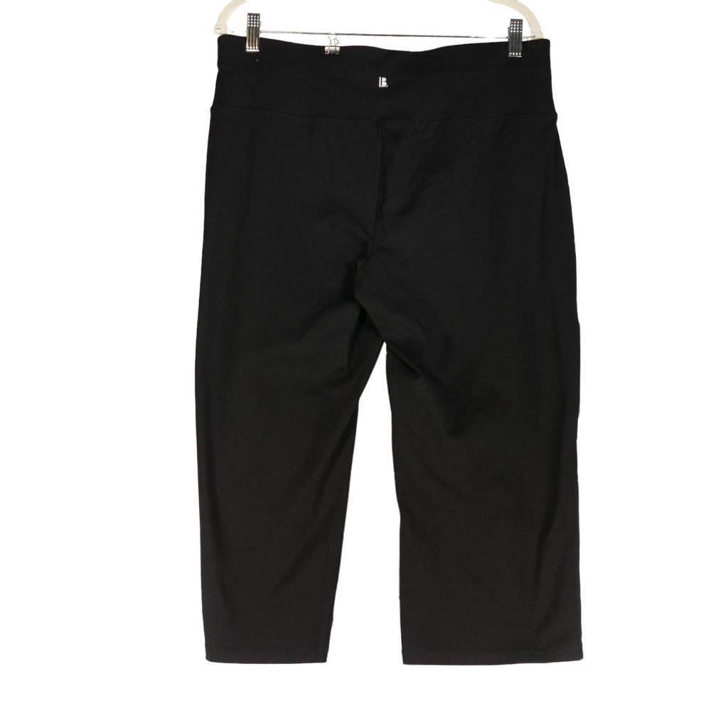 Lane Bryant LB Active Capri Pants Womens 14 16 Black Stretch Sweatpants Athletic - Picture 5 of 7